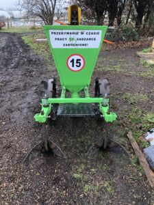 green machine with polish writing