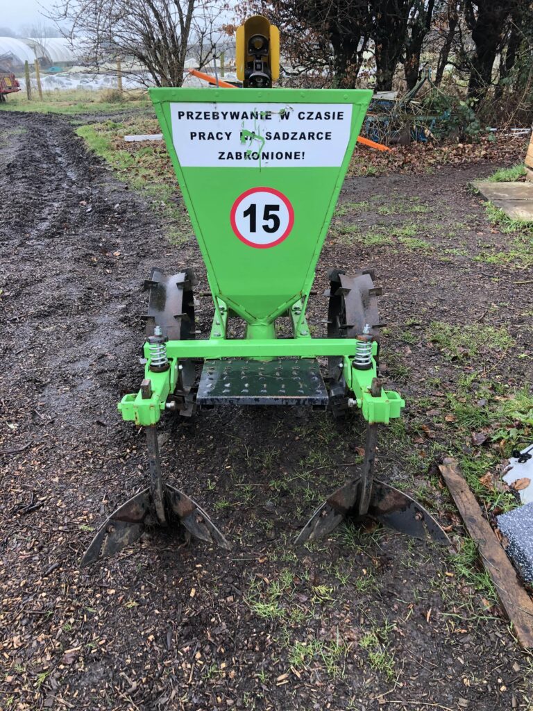 green machine with polish writing
