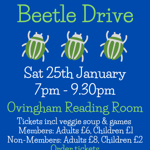 Beetle Drive 2025 A4 Poster
